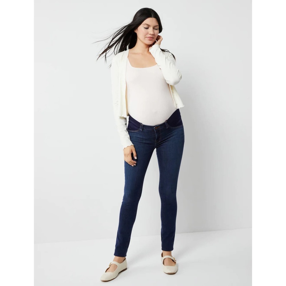 J Brand Mama J Super Skinny Maternity Jeans - /Navy - 29M